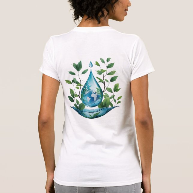 T-shirt World Water Day (Dos)