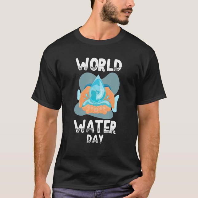 T-shirt World Water Day United Nations (Devant)