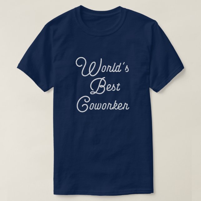 T-shirt World's Best Coworker (Design devant)