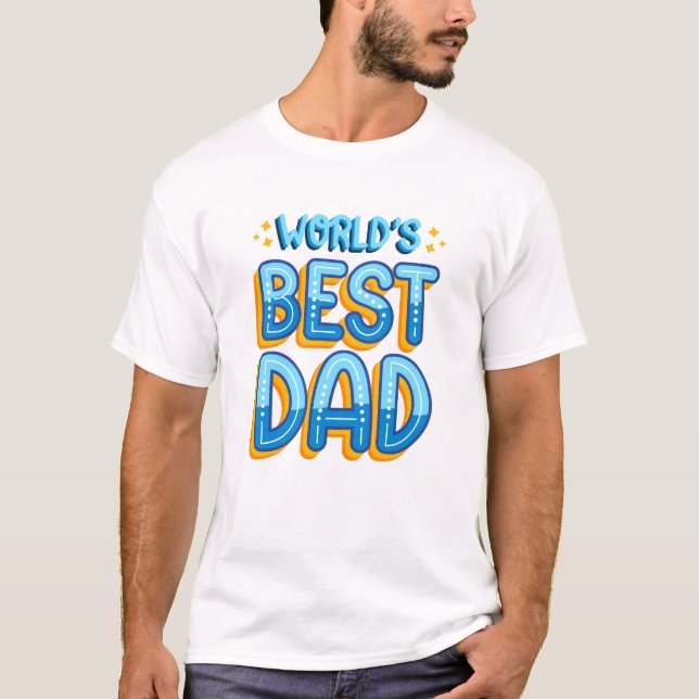 T-shirt World's Best Dad (Devant)