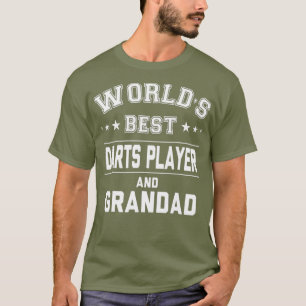 T-shirt Worlds Best Darts Player Et Grand Cadeau