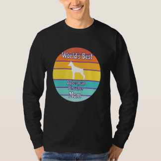 T-shirt World's Best Doberman Pinscher Mom