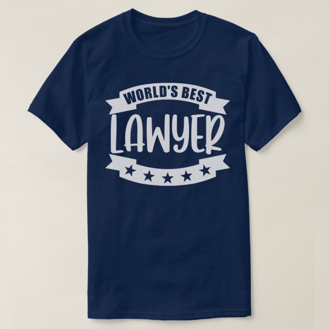 T-shirt Worlds Best Lawyer (Design devant)