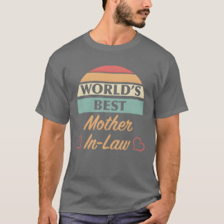 T-shirt Worlds Best Mother In Law drôle