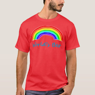 T-shirt Worlds Best Rainbow pour la Fête des pères