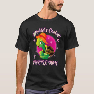 T-shirt Worlds Coolest Turtle Mom Sea Turtle Lover Mom Wom