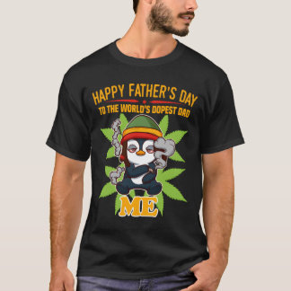 T-shirt World'S Dopest Dad Thc Cbd Father'S Day Weed