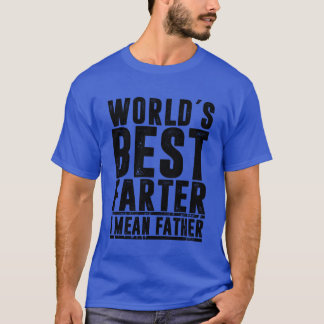T-shirt WORLDS MEILLEUR FATER I SIGNIFIE PÈRE fête des pèr