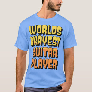 T-shirt Worlds Okayest Guitare Player guitariste 2
