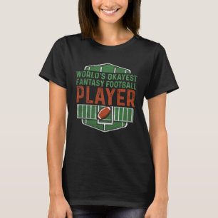 T-shirt Worlds Okayest Imaginaire Football joueur Imaginai