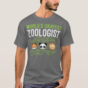 T-shirt Worlds Okayest Zoologiste Animaux Soins