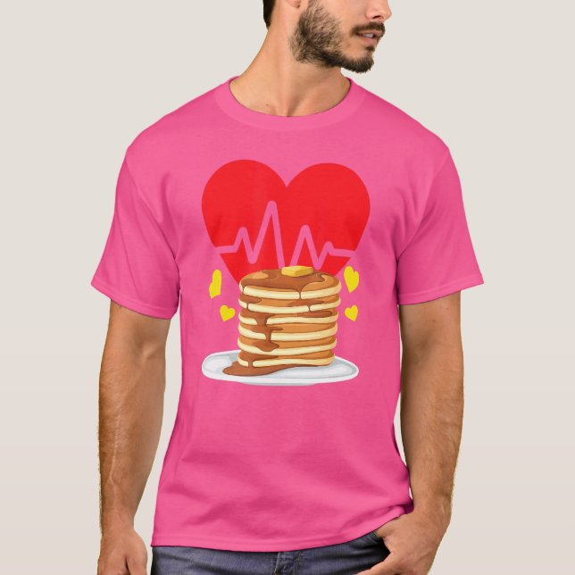 T-shirt Worldu2019s meilleur pancake créateur de gaufre (Devant)