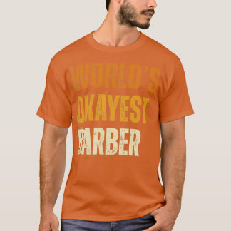 T-shirt Worldx27s meilleur barbier