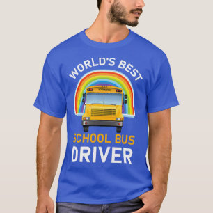 T-shirt Worldx27s Meilleur conducteur de bus scolaire 2