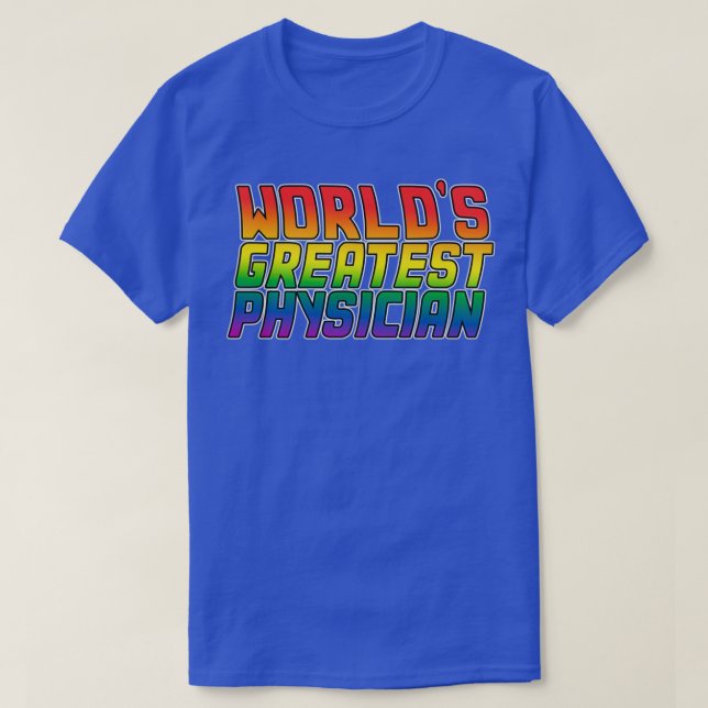 T-shirt Worldx27s meilleur médecin Lgbt gay pride 1 (Design devant)