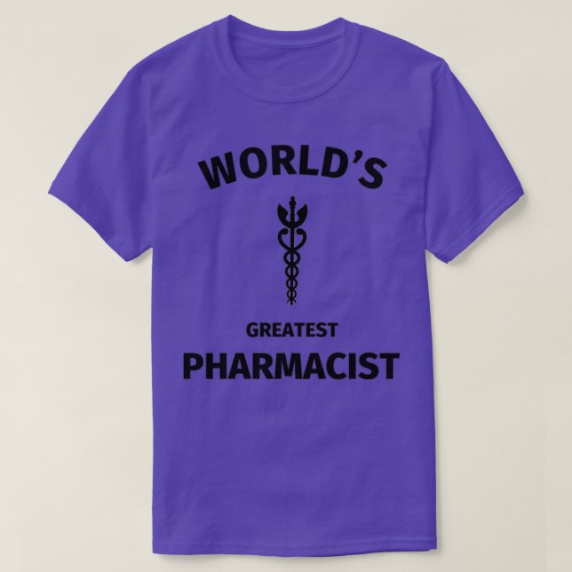 T-shirt Worldx27s Meilleur pharmacien 1 (Design devant)