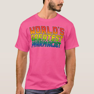 T-shirt Worldx27s meilleur pharmacien Lgbt gay pride 1
