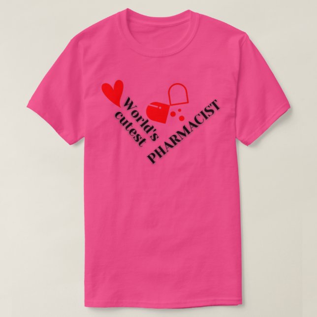 T-shirt Worldx27s plus mignon Pharmacien drôle hommes cade (Design devant)