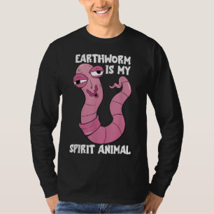 T-shirt Worm Farmer Spirit Animal Compost Red Wiggler Worm