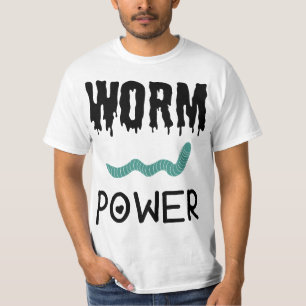 T-shirt Worm Power