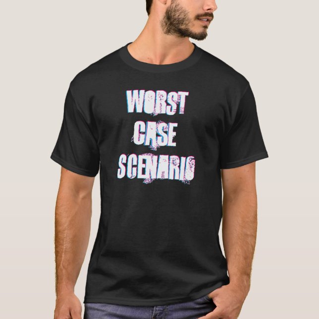 T-shirt Worst Case Scenario Print (Devant)