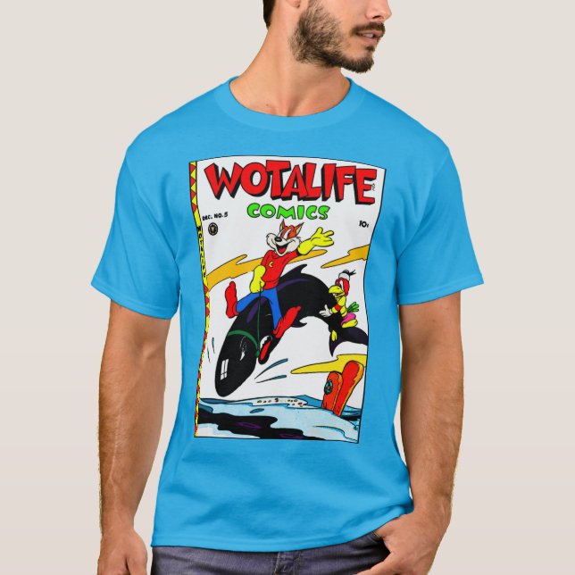 T-shirt Wotalife Comics des années 1940 (Devant)