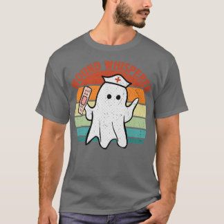 T-shirt Wound Whisperer Ghost Nurse Boo Halloween 2022 Nur