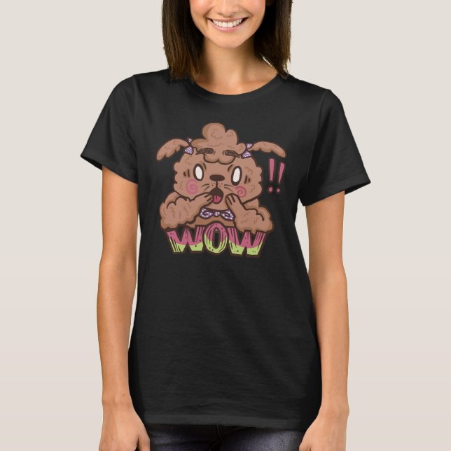T-shirt Wow Poodle (Devant)