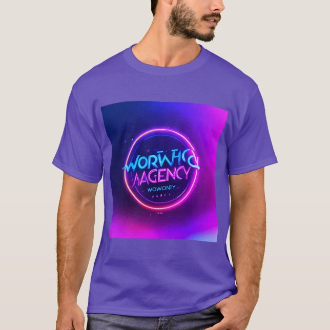 T-shirt "WowHow Marketing : Design de logo moderne inspiré (Devant)