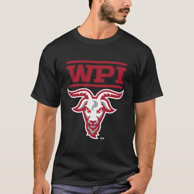 T-shirt Wpi Ingénieurs Mascot Heather Grey (Devant)