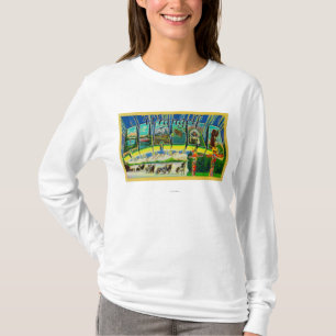T-shirt Wrangell, Alaska - grandes scènes de lettre