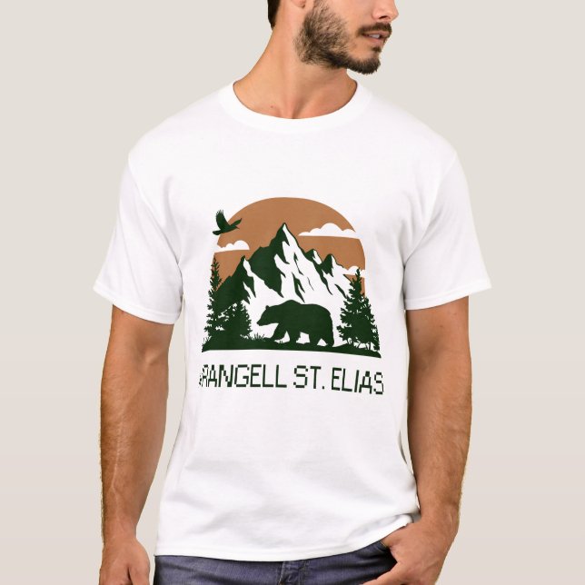 T-shirt Wrangell St. Elias - Alaska (Devant)