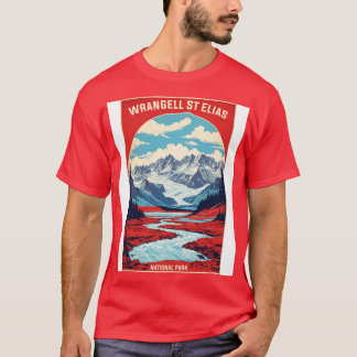 T-shirt Wrangell St Elias National Park Alaska USA Vintage