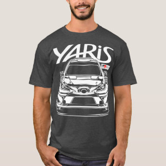T-shirt WRC Yaris Gazoo Racing Blanc Impression