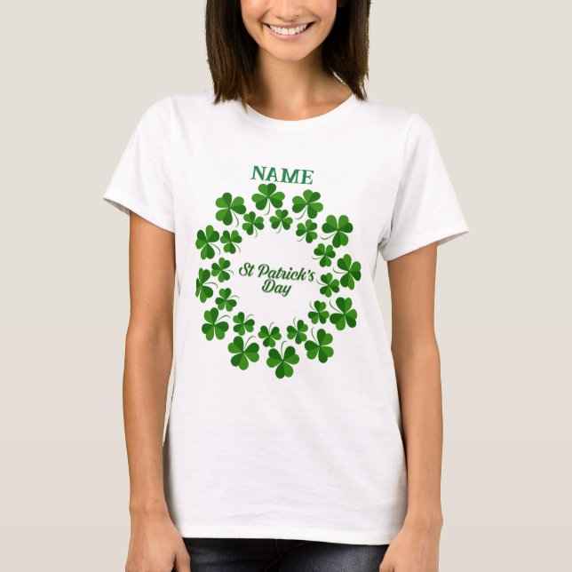 T-shirt Wreath de la Saint Patrick Thunder_Cove (Devant)