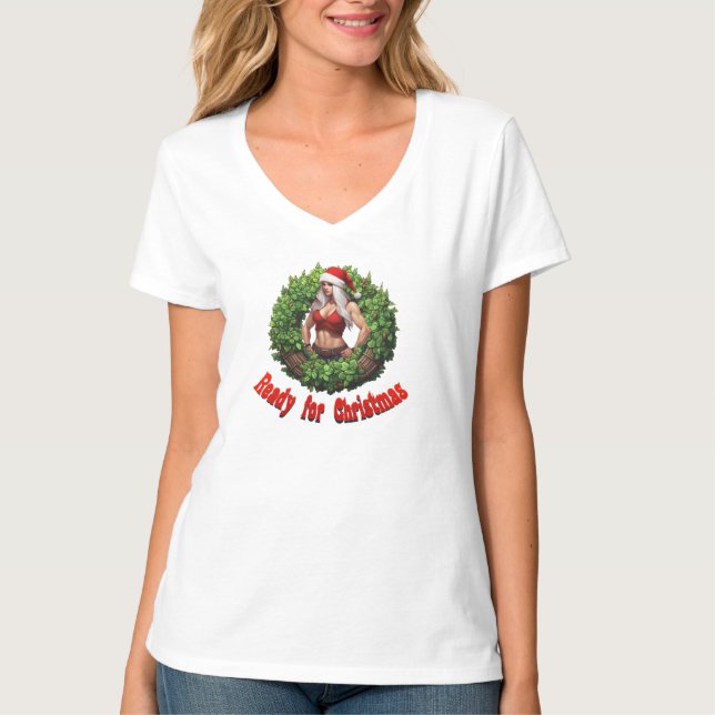 T-shirt Wreath de Noël (Devant)