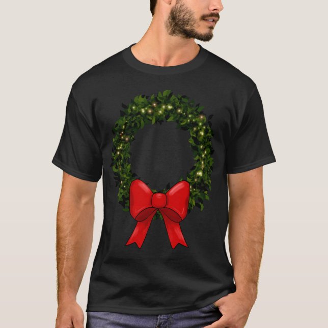 T-shirt Wreath de Noël (Devant)