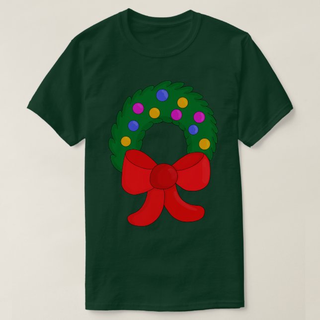 T-shirt Wreath de Noël (Design devant)
