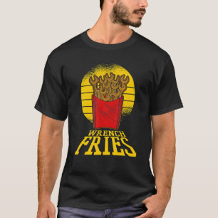 T-shirt Wrench Fries Mécanique de voiture