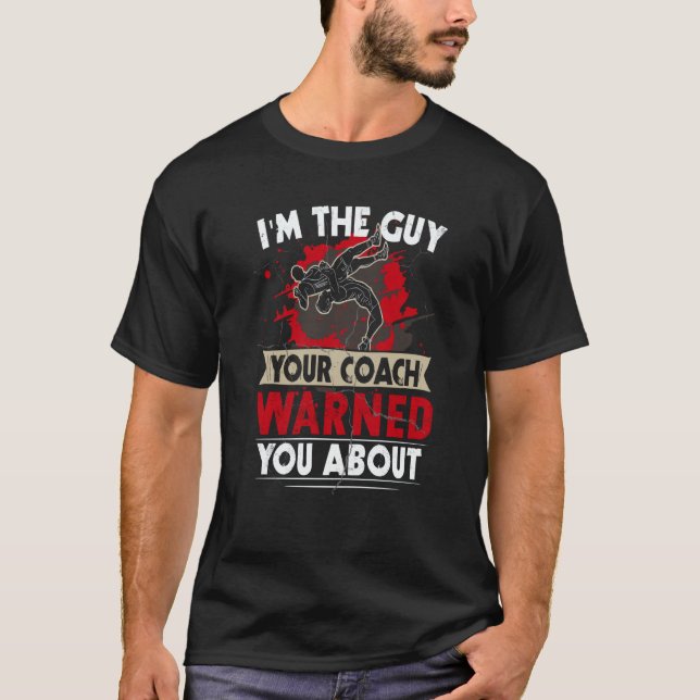 T-shirt Wrestler  For Boys Girl Wrestler Wrestling Coach (Devant)