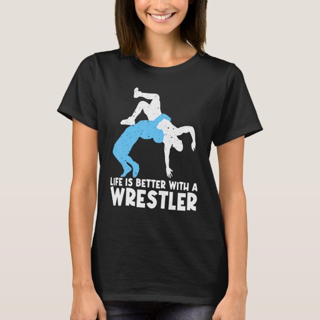 T-shirt Wrestling For Wrestler Men Women Wrestling (Devant)