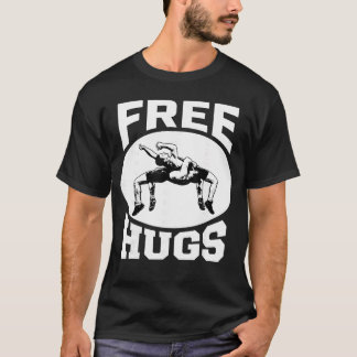 T-shirt Wrestling Funny Free Hugs