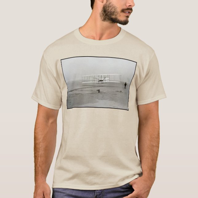 T-shirt Wright Brothers Flyer First Plane Flight Aviation (Devant)