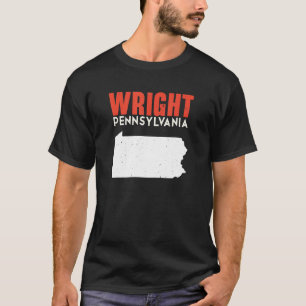 T-shirt Wright Pennsylvania USA State America Travel