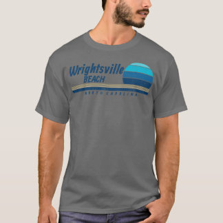 T-shirt Wrightsville Beach North Lolina Blue Sunrise
