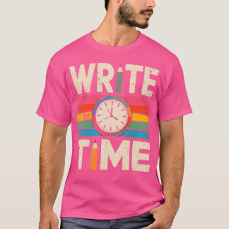 T-shirt Write Onime Funny Writer Au Pun Design girl funny