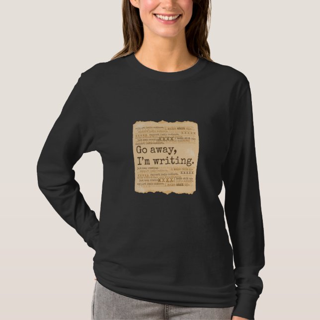 T-shirt Writers Quotes Writing (Devant)