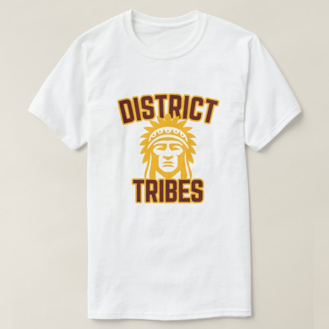 T-shirt WSH D.C. Sports "Tribus de district" (Design devant)