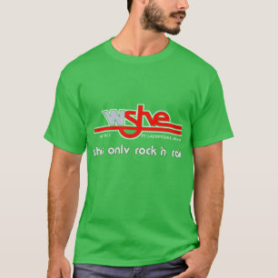 T-shirt WSHE FM 1035 Elle n'est que Rock N Roll garçon cad