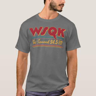 T-shirt WSQKhe Squawk 945 FM red vintage retro